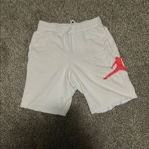 Men's White jordan shorts